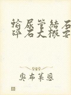 输尿管结石体外碎石大概要多少钱