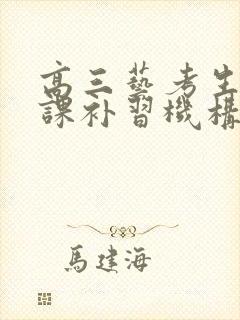 高三艺考生文化课补习机构