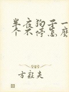 半夜狗子一直叫个不停怎么回事