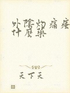 外阴灼痛瘙痒用什么药