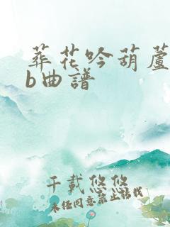 葬花吟葫芦丝降b曲谱
