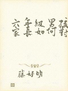 六年级男孩叛逆家长如何对待