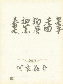 泰迪狗老是呕吐是怎么回事