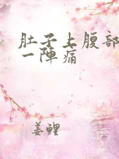 肚子上腹部一阵一阵痛