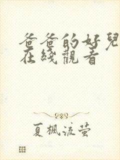 爸爸的好儿子 在线观看