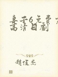 妻子6免费完整高清日剧