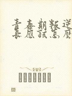 青春期叛逆期家长应该怎么办