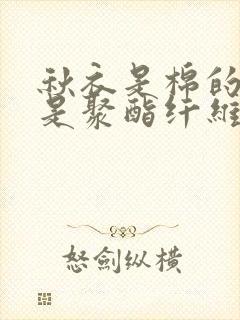 秋衣是棉的好还是聚酯纤维的好