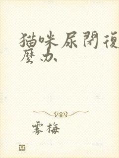 猫咪尿闭复发怎么办