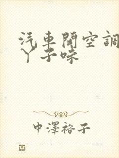 汽车开空调臭脚丫子味