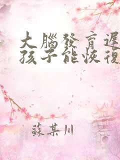 大脑发育迟缓的孩子能恢复正常吗