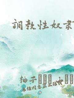 调教性奴隶小说