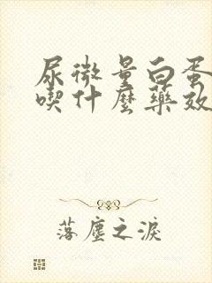 尿微量白蛋白高吃什么药效果最佳