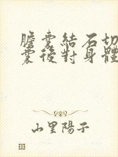 胆囊结石切除胆囊后对身体有什么影响