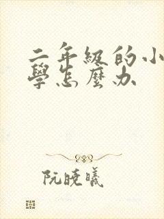 二年级的小孩厌学怎么办