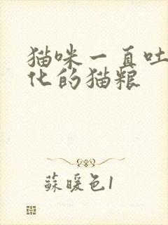 猫咪一直吐未消化的猫粮