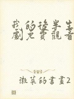 我的后半生电视剧免费观看全集高清版