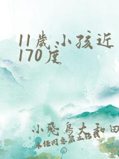 11岁小孩近视170度