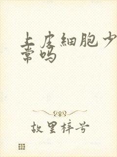 上皮细胞少量正常吗