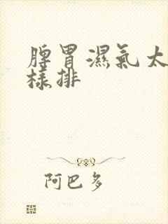 脾胃湿气太重怎样排