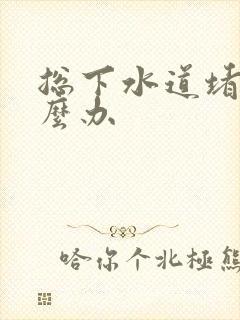 总下水道堵了怎么办