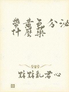 带黄色分泌物吃什么药