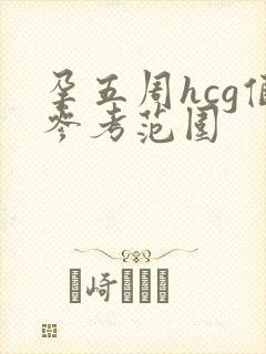 孕五周hcg值参考范围