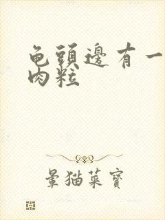 龟头边有一圈小肉粒