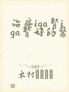 治疗iga肾iga肾好的医院