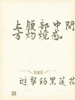 上腹部中间的地方灼烧感