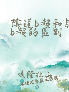 阴道b超和腹部b超的区别