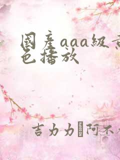 国产aaa级黄色播放