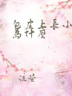 包皮上长小泡是为什么