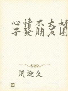 心情不太好的句子发朋友圈