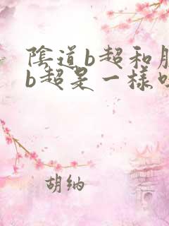 阴道b超和腹部b超是一样吗