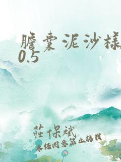 胆囊泥沙样结石0.5