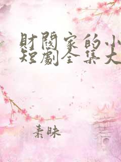 财阀家的小儿子短剧全集大结局