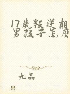 17岁叛逆期的男孩子怎么去引导