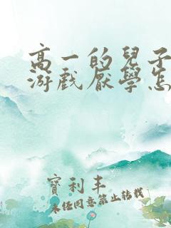 高一的儿子沉迷游戏厌学怎么办