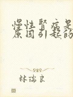 慢性肾病是什么原因引起的