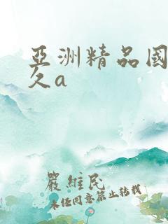 亚洲精品国产久久a