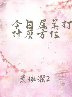 今日属羊打牌坐什么方位