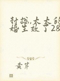 封总,太太的离婚生效了28