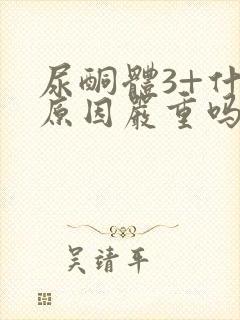 尿酮体3+什么原因严重吗