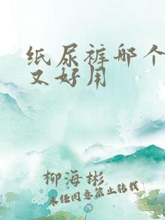 纸尿裤哪个便宜又好用