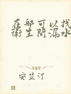 在哪可以找到修卫生间漏水的