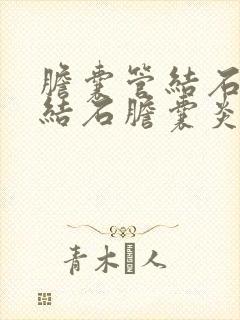 胆囊管结石胆囊结石胆囊炎