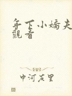 年下小娇夫短剧观看