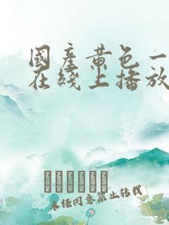 国产黄色一级片在线上播放