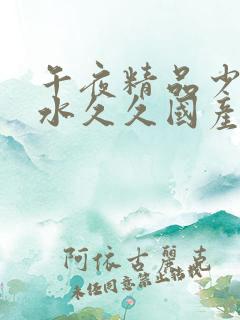 午夜精品少妇出水久久国产